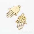 Zinc Alloy Hand Charm Pendant No.847448 for DIY Necklace Bracelet Jewelry Making view 4