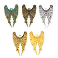 Zinc Alloy Double Wings Charm Pendant No.939196 for DIY Necklace Bracelet Jewelry Making view 5