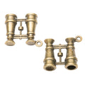 Zinc Alloy Binoculars Charm Pendant No.175404 for DIY Necklace Bracelet Jewelry Making view 3