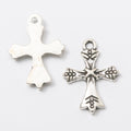 Zinc Alloy Cross Charm Pendant No.979307 for DIY Necklace Bracelet Jewelry Making view 3