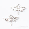 Zinc Alloy Dragonfly Charm Pendant No.099645 for DIY Necklace Bracelet Jewelry Making view 3