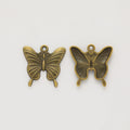 Zinc Alloy Butterfly Charm Pendant No.295496 for DIY Necklace Bracelet Jewelry Making view 2