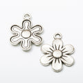 Zinc Alloy Flower Charm Pendant No.709600 for DIY Necklace Bracelet Jewelry Making view 3