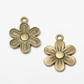 Zinc Alloy Flower Charm Pendant No.709600 for DIY Necklace Bracelet Jewelry Making view 2