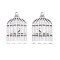 Zinc Alloy Birdcage Charm Pendant No.955203 for DIY Necklace Bracelet Jewelry Making view 3