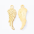 Zinc Alloy Wing Charm Pendant No.109957 for DIY Necklace Bracelet Jewelry Making view 3