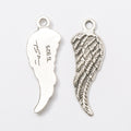 Zinc Alloy Wing Charm Pendant No.109957 for DIY Necklace Bracelet Jewelry Making view 2