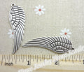 Silver Zinc Alloy Wing Charm Pendant No.364750 for DIY Necklace Bracelet Jewelry Making view 3