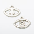 Zinc Alloy Eye Charm Pendant No.476431 for DIY Necklace Bracelet Jewelry Making view 2