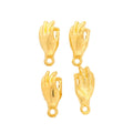 Zinc Alloy Hand Charm Pendant No.540490 for DIY Necklace Bracelet Jewelry Making view 4