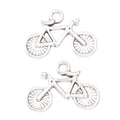 Zinc Alloy Bicycle Charm Pendant No.798619 for DIY Necklace Bracelet Jewelry Making view 3