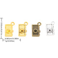 Zinc Alloy Camera Charm Pendant No.992495 for DIY Necklace Bracelet Jewelry Making view 1