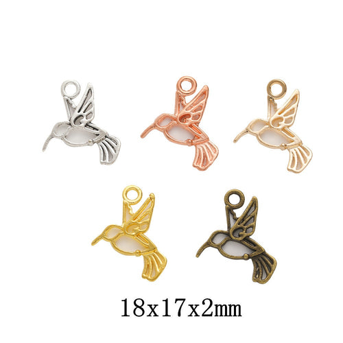 Zinc Alloy Bird Charm Pendant No.212679 for DIY Necklace Bracelet Jewelry Making