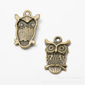 Zinc Alloy Owl Charm Pendant No.454271 for DIY Necklace Bracelet Jewelry Making view 3