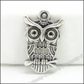 Zinc Alloy Owl Charm Pendant No.454271 for DIY Necklace Bracelet Jewelry Making view 4
