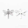 Zinc Alloy Dragonfly Charm Pendant No.654395 for DIY Necklace Bracelet Jewelry Making view 2