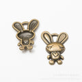 Zinc Alloy Rabbit Charm Pendant No.778729 for DIY Necklace Bracelet Jewelry Making view 2