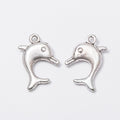 Zinc Alloy Dolphin Charm Pendant No.886638 for DIY Necklace Bracelet Jewelry Making view 3