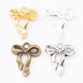 Zinc Alloy Bow Charm Pendant No.342144 for DIY Necklace Bracelet Jewelry Making view 5
