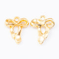 Zinc Alloy Bow Charm Pendant No.342144 for DIY Necklace Bracelet Jewelry Making view 4