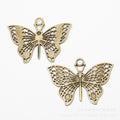 Zinc Alloy Butterfly Charm Pendant No.786388 for DIY Necklace Bracelet Jewelry Making view 2
