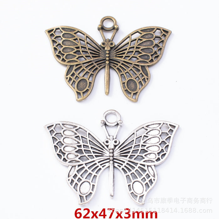 Zinc Alloy Butterfly Charm Pendant No.786388 for DIY Necklace Bracelet Jewelry Making