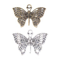 Zinc Alloy Butterfly Charm Pendant No.786388 for DIY Necklace Bracelet Jewelry Making view 4