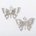 Zinc Alloy Butterfly Charm Pendant No.786388 for DIY Necklace Bracelet Jewelry Making view 3