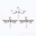 Zinc Alloy Dragonfly Charm Pendant No.267560 for DIY Necklace Bracelet Jewelry Making view 4