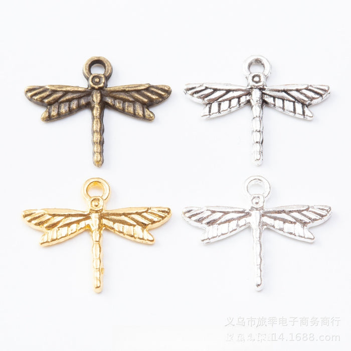 Zinc Alloy Dragonfly Charm Pendant No.267560 for DIY Necklace Bracelet Jewelry Making