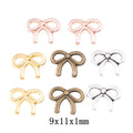 Zinc Alloy Bow Charm Pendant No.515490 for DIY Necklace Bracelet Jewelry Making view 1