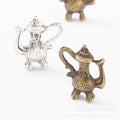 Zinc Alloy Teapot Charm Pendant No.680226 for DIY Necklace Bracelet Jewelry Making view 1