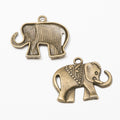 Zinc Alloy Elephant Charm Pendant No.517274 for DIY Necklace Bracelet Jewelry Making view 2
