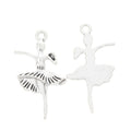 Zinc Alloy Ballet Girl Charm Pendant No.613512 for DIY Necklace Bracelet Jewelry Making view 3