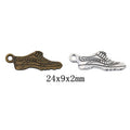 Zinc Alloy Shoe Charm Pendant No.129011 for DIY Necklace Bracelet Jewelry Making view 1