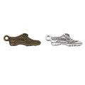 Zinc Alloy Shoe Charm Pendant No.129011 for DIY Necklace Bracelet Jewelry Making view 4