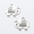 Zinc Alloy Elephant Charm Pendant No.642783 for DIY Necklace Bracelet Jewelry Making view 3