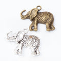 Zinc Alloy Elephant Charm Pendant No.166567 for DIY Necklace Bracelet Jewelry Making view 1