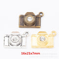 Zinc Alloy Camera Charm Pendant No.862655 for DIY Necklace Bracelet Jewelry Making view 1