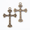 Zinc Alloy Cross Charm Pendant No.218787 for DIY Necklace Bracelet Jewelry Making view 2