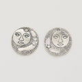 Zinc Alloy Sun Charm Pendant No.374805 for DIY Necklace Bracelet Jewelry Making view 3