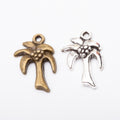 Zinc Alloy Palm Tree Charm Pendant No.952259 for DIY Necklace Bracelet Jewelry Making view 4