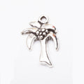 Zinc Alloy Palm Tree Charm Pendant No.952259 for DIY Necklace Bracelet Jewelry Making view 2