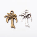 Zinc Alloy Palm Tree Charm Pendant No.952259 for DIY Necklace Bracelet Jewelry Making view 1