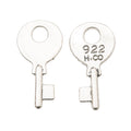 Zinc Alloy Key Charm Pendant No.230889 for DIY Necklace Bracelet Jewelry Making view 4