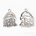 Zinc Alloy Eagle Charm Pendant for DIY Necklace Bracelet Jewelry Making view 3