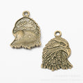 Zinc Alloy Eagle Charm Pendant for DIY Necklace Bracelet Jewelry Making view 2
