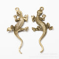 Zinc Alloy Lizard Charm Pendant No.804024 for DIY Necklace Bracelet Jewelry Making view 2