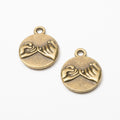 Zinc Alloy Holding Hands Charm Pendant for DIY Necklace Bracelet Jewelry Making view 2
