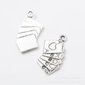Zinc Alloy Playing Card Charm Pendant No.053885 for DIY Necklace Bracelet Jewelry Making view 2